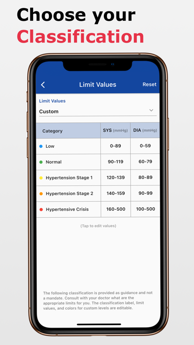 Blood Pressure Tracking App screenshot 3