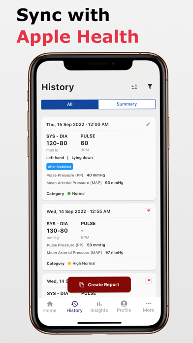 Blood Pressure Tracking App screenshot 5