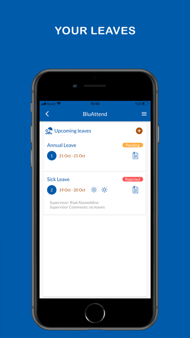 BluAttend screenshot 2
