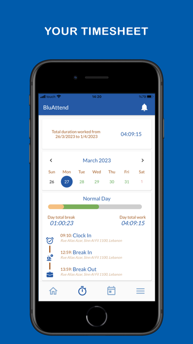 BluAttend screenshot 4