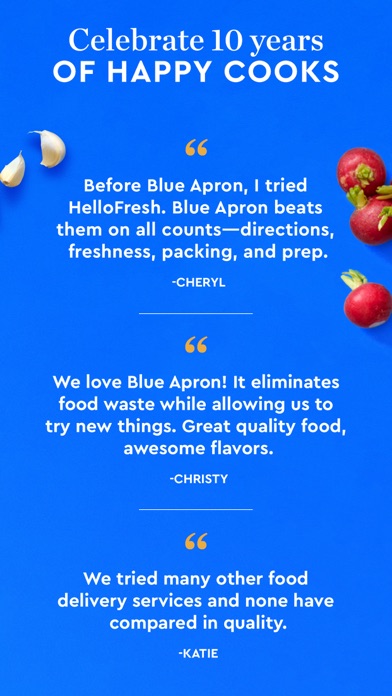 Blue Apron: Meal Kit Delivery screenshot 1