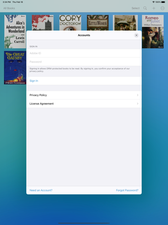 Bluefire Reader screenshot 1