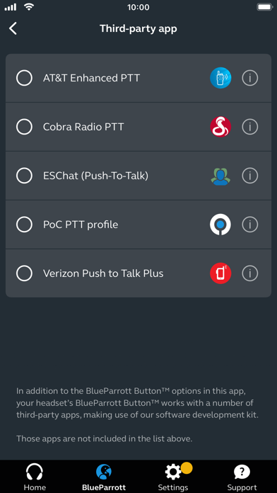 BlueParrott screenshot 2