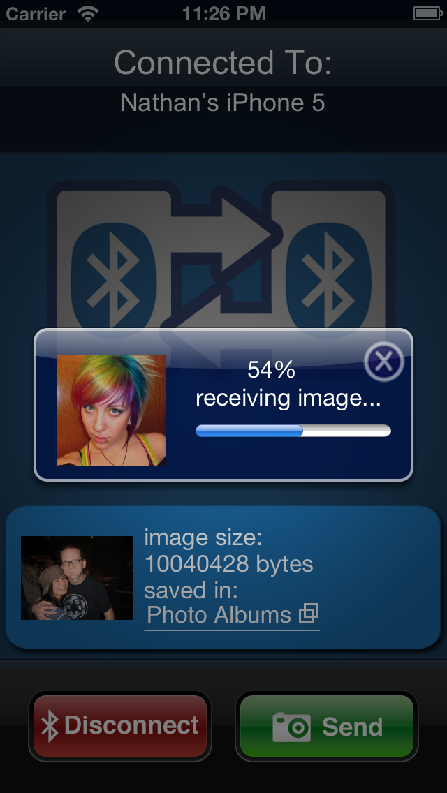Bluetooth Photo Share screenshot 5