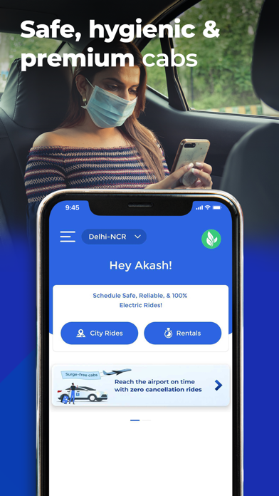 BluSmart: Safe Electric Cabs screenshot 1