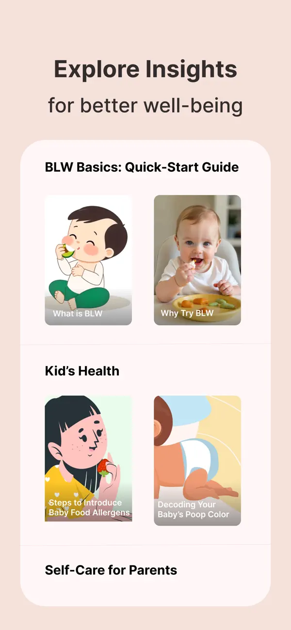 BLW Meals: Start Solid Food screenshot 1