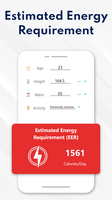 BMI, BMR & Body Fat Calculator screenshot 1