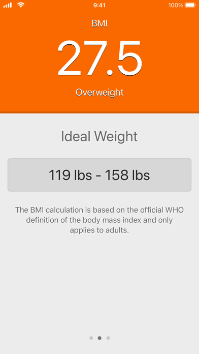 BMI Calculator for Weight Loss screenshot 1