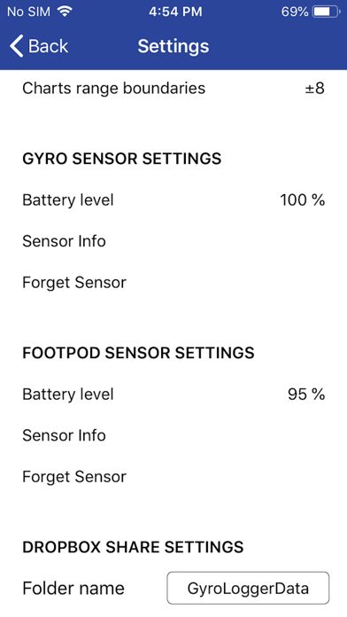 BMi Gyro Logger screenshot 1