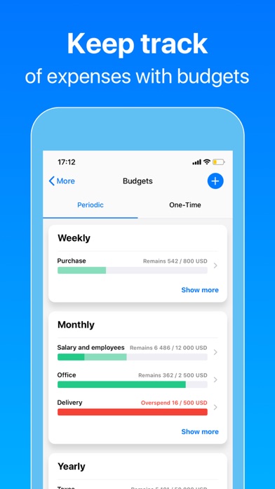 Board: Business Budget Tracker screenshot 1