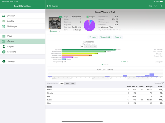 Board Game Stats screenshot 6