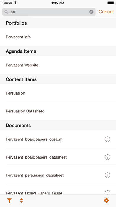 Board Papers screenshot 1