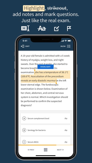 BoardVitals Medical Exam Prep screenshot 1