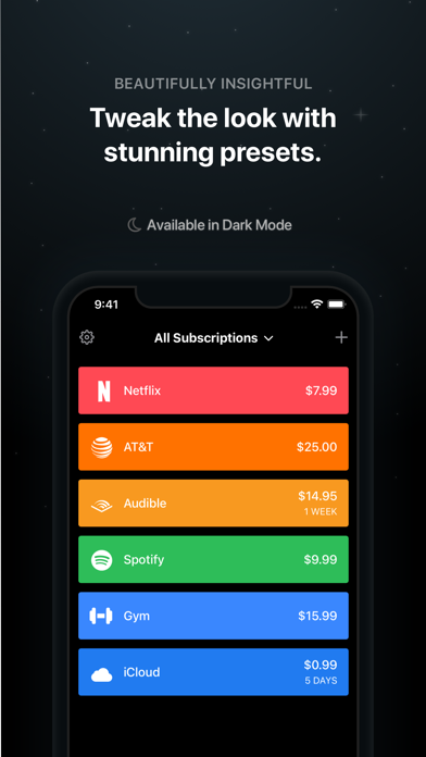 Bobby - Track subscriptions screenshot 1