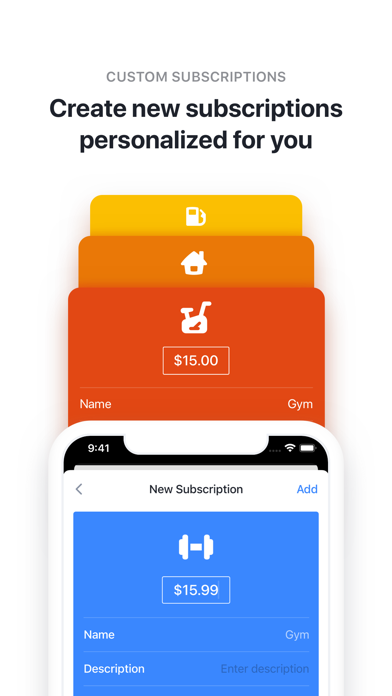 Bobby - Track subscriptions screenshot 2
