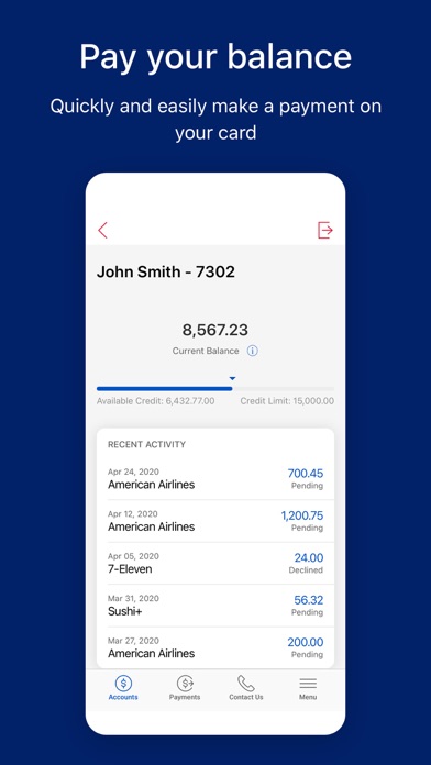 BofA Global Card Access screenshot 2