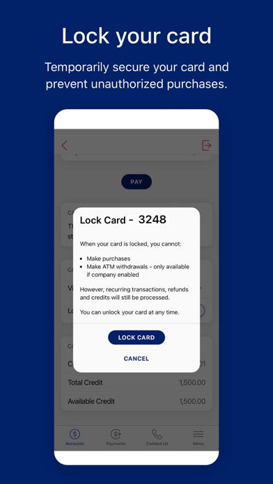 BofA Global Card Access screenshot 1