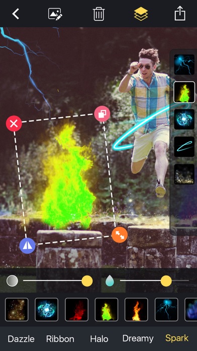 Bokeh Photo Editor – Colorful Light Camera Effects screenshot 1