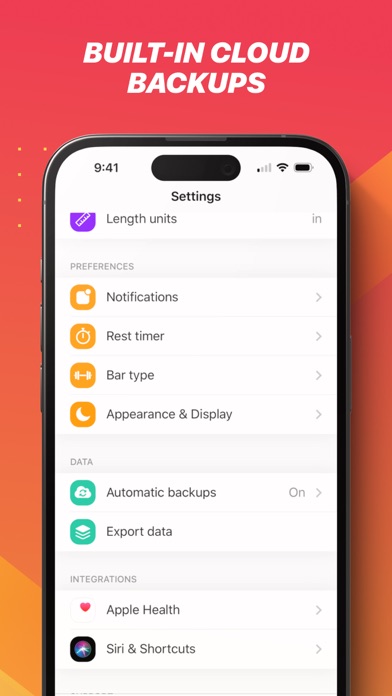 Bolt – Workout & Strength Log screenshot 1