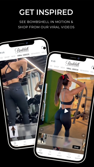 Bombshell Sportswear. screenshot 2
