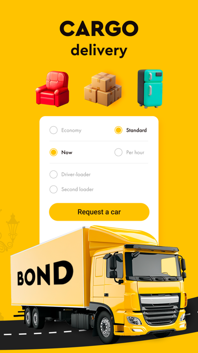Bond: Taxi and Food Delivery screenshot 2
