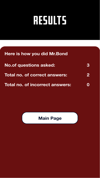Bond Trivia screenshot 1