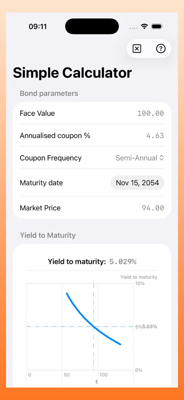 Bond Yield Calculator screenshot 4