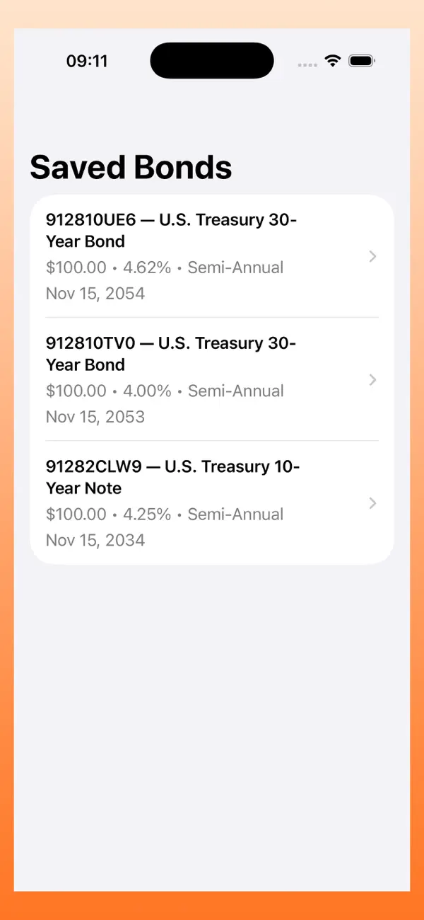 Bond Yield Calculator screenshot 3