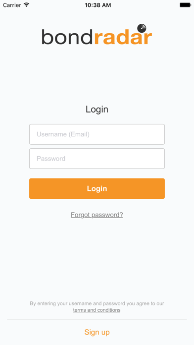 Bondradar screenshot 2