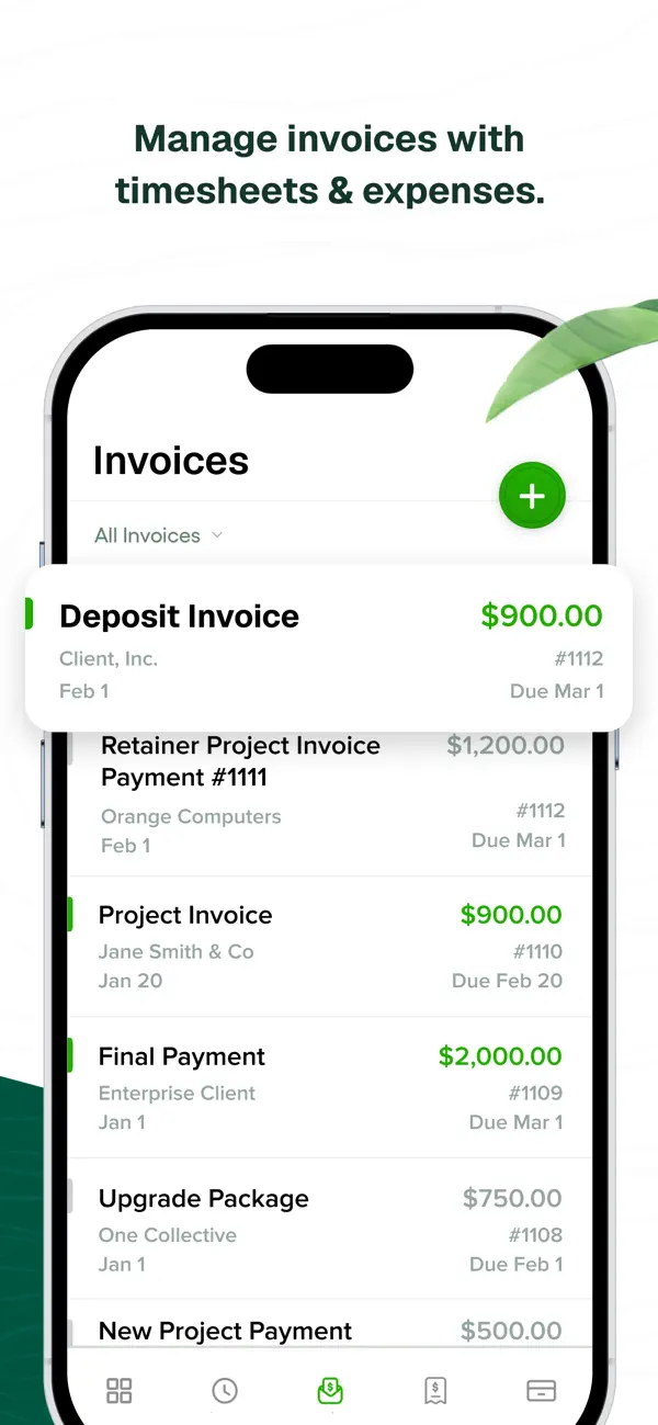 Bonsai - Track Time & Get Paid screenshot 2