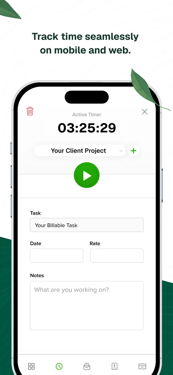 Bonsai - Track Time & Get Paid screenshot 3