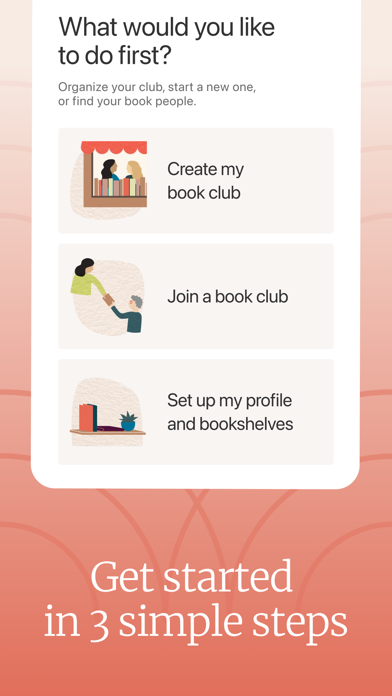 Bookclubs: Organize & Connect screenshot 1