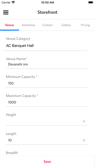 Bookeventz Venue screenshot 2