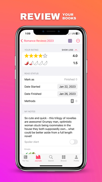 Bookjournal.app screenshot 4