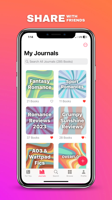 Bookjournal.app screenshot 1
