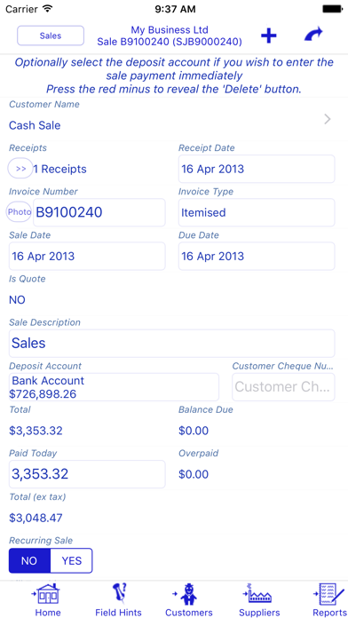 Bookkeeping Pro screenshot 3