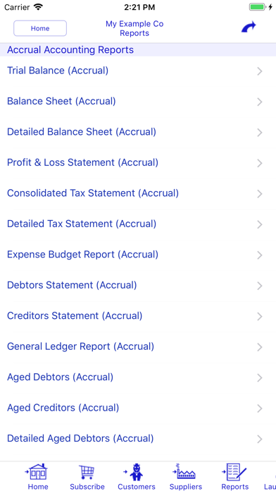 Bookkeeping screenshot 1