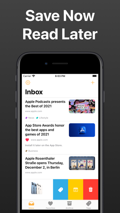 Bookmark: Reading List & URL screenshot 4