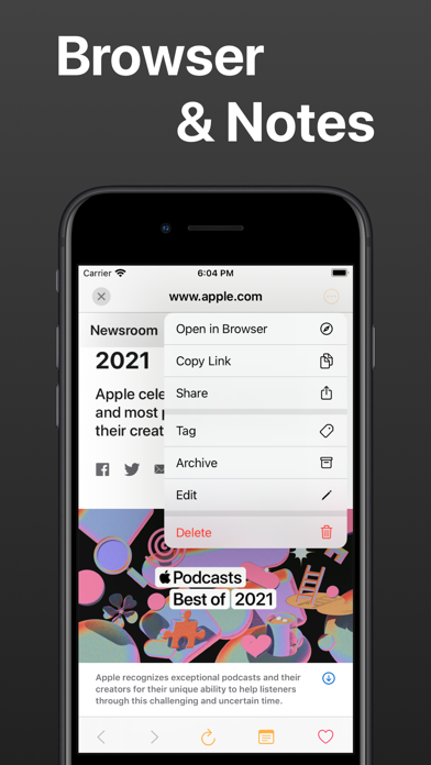 Bookmark: Reading List & URL screenshot 3