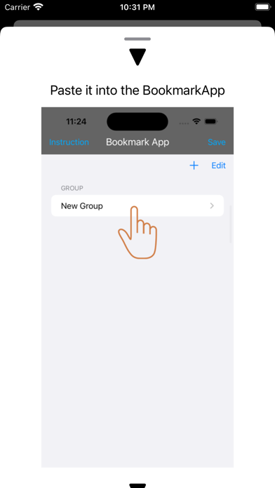 BookmarkApp-PasteURL screenshot 7