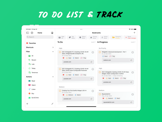 Bookmarks: Organize & Track screenshot 7
