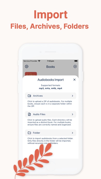 BookPlayer: MP3/M4B/M4A/MP4 screenshot 4