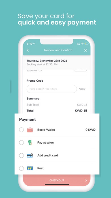 Bookr for salons and spas screenshot 1