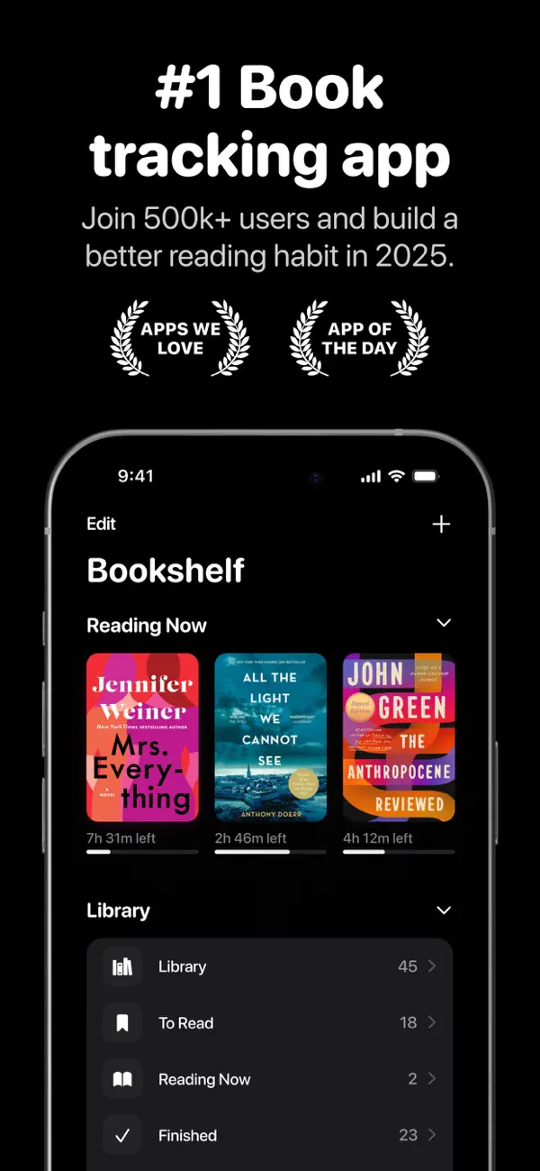 Bookshelf: Book Tracker & List screenshot 6