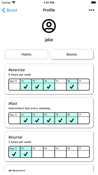 Boost Habit Tracker screenshot 1