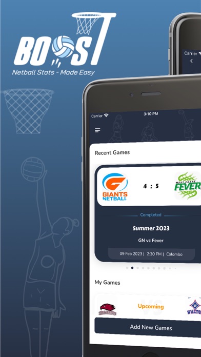 Boost. Netball Stats Made Easy screenshot 8