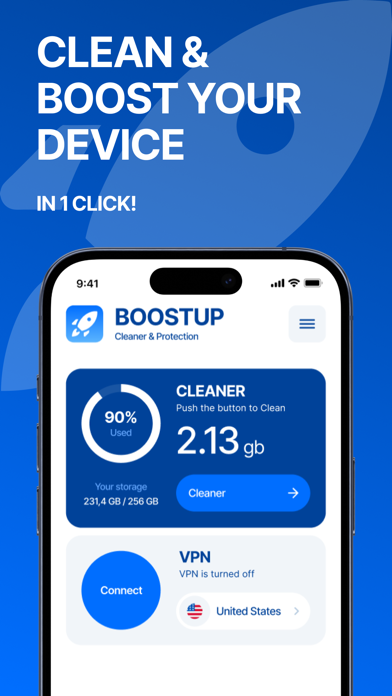 BoostUp Cleaner & Protection screenshot 2