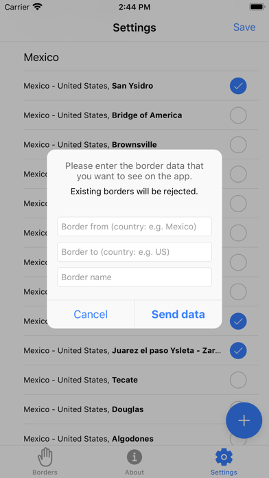 Border Waiting Times screenshot 1