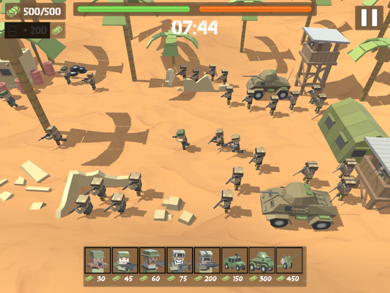 Border Wars: Army Games RTS screenshot 5