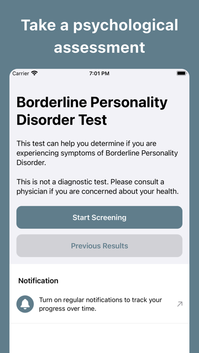 Borderline Personality D. Test screenshot 3